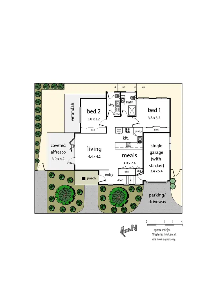Floorplan of Homely unit listing, 6/143 St Helena Road, Greensborough VIC 3088
