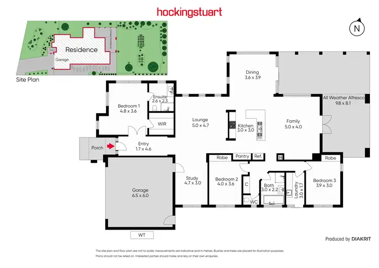 Floorplan of Homely house listing, 7 Rosella Rise, Rosebud VIC 3939