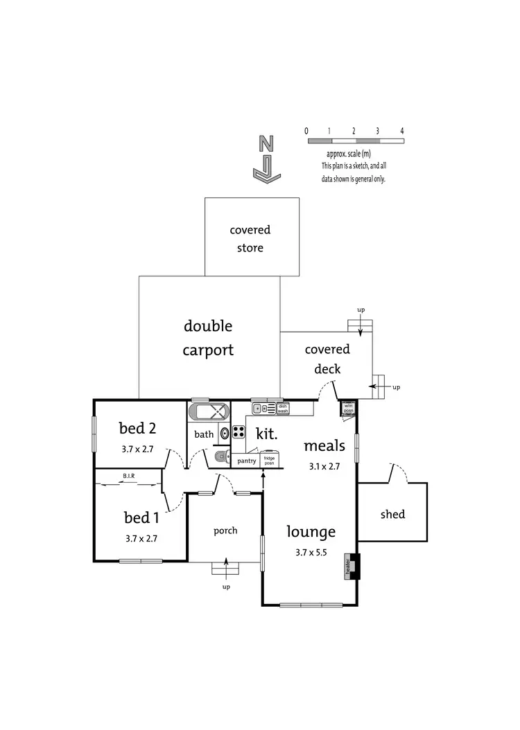 Floorplan of Homely unit listing, 66 Eastfield Road, Croydon South VIC 3136