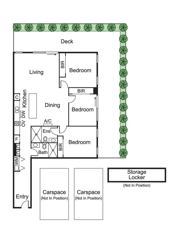 Floorplan of Homely apartment listing, G01/3-9 Elliott Avenue, Carnegie VIC 3163
