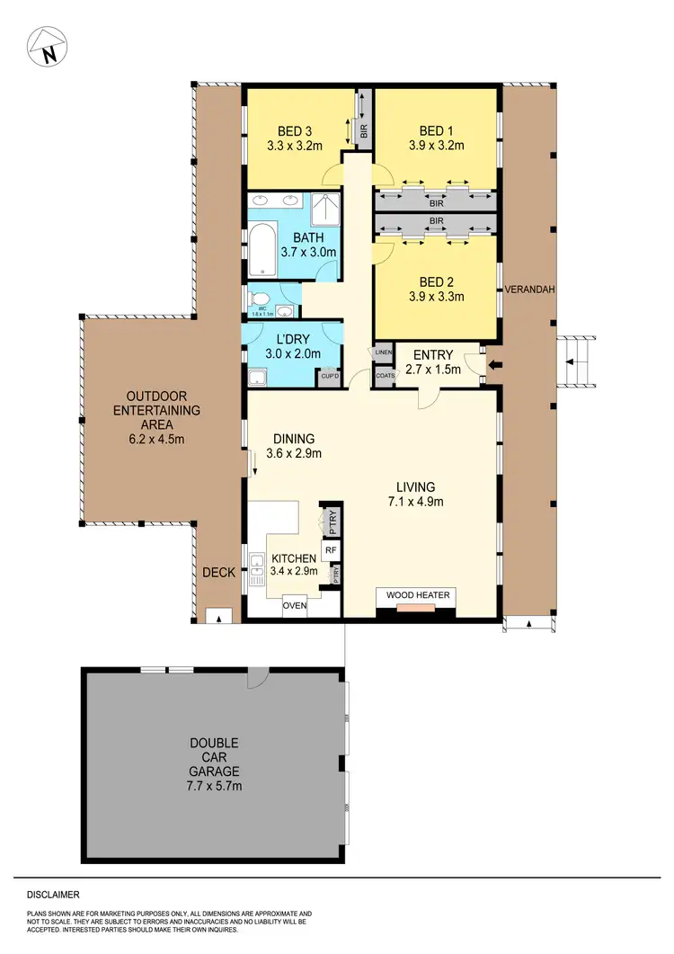 Floorplan of Homely house listing, 1199 Beaufort Waubra Road, Waubra VIC 3352