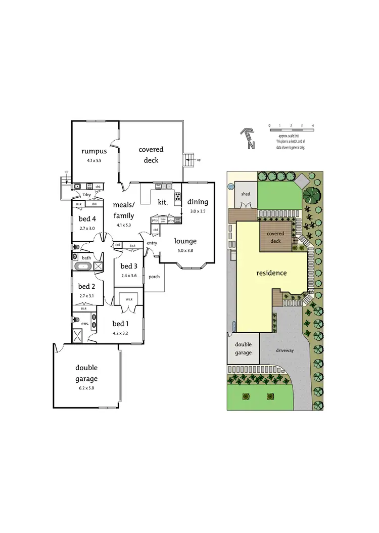 Floorplan of Homely house listing, 17 James Milne Drive, Croydon North VIC 3136
