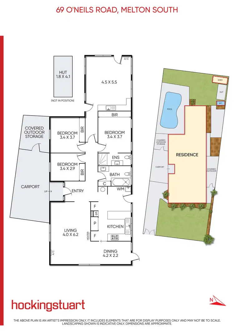 Floorplan of Homely house listing, 69 Oneills Road, Melton VIC 3337