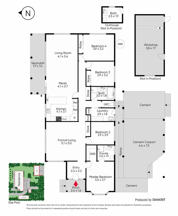 Floorplan of Homely house listing, 66 Albert Street, Daylesford VIC 3460