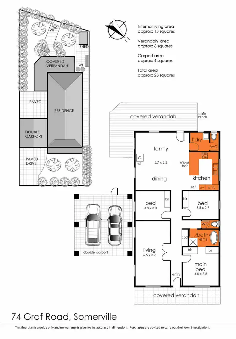 Floorplan of Homely house listing, 74 Graf Road, Somerville VIC 3912