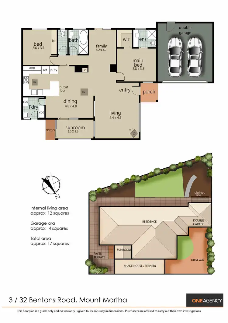 Floorplan of Homely townhouse listing, 3/32 Bentons Road, Mount Martha VIC 3934
