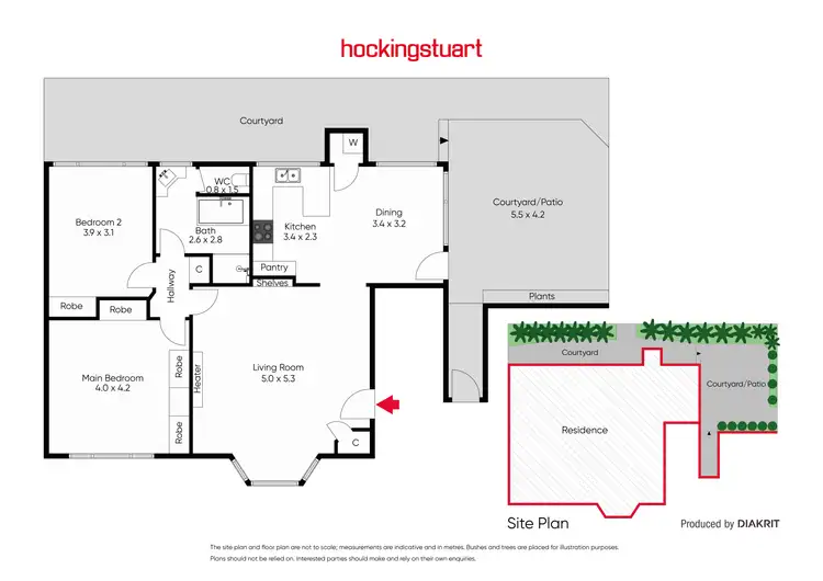 Floorplan of Homely unit listing, 2/23 Fernhill Road, Sandringham VIC 3191