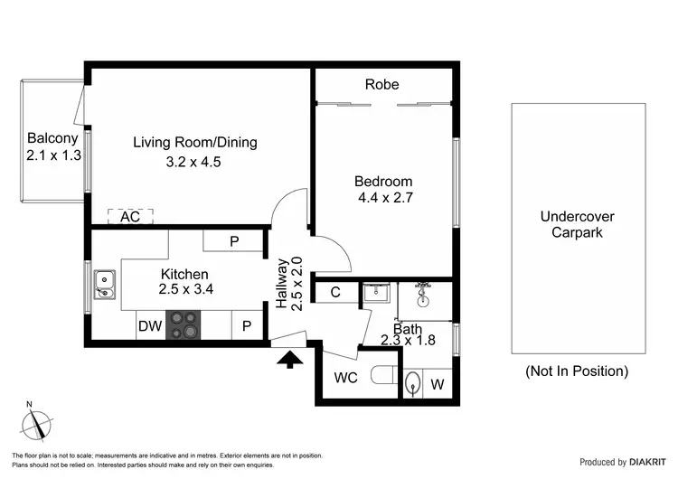 Floorplan of Homely apartment listing, 6/18-20 St Georges Road, Armadale VIC 3143