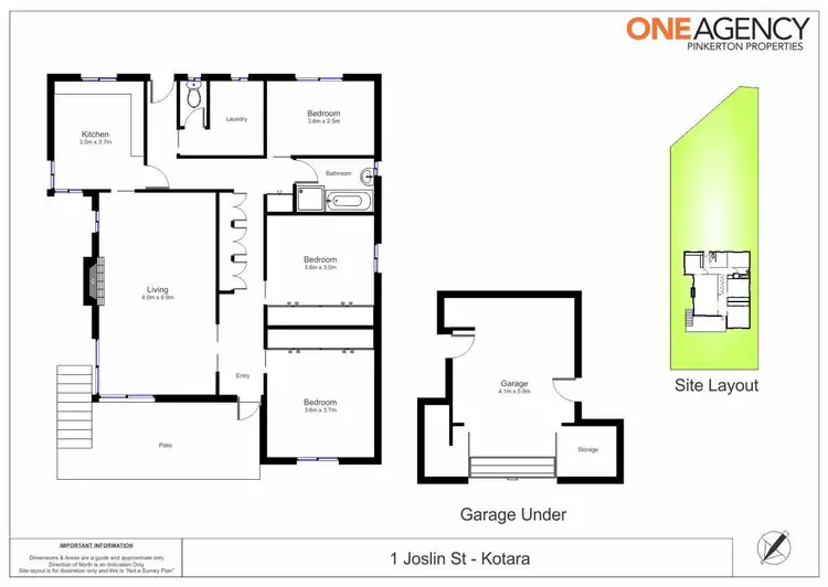 Floorplan of Homely house listing, 1 Joslin Street, Kotara NSW 2289
