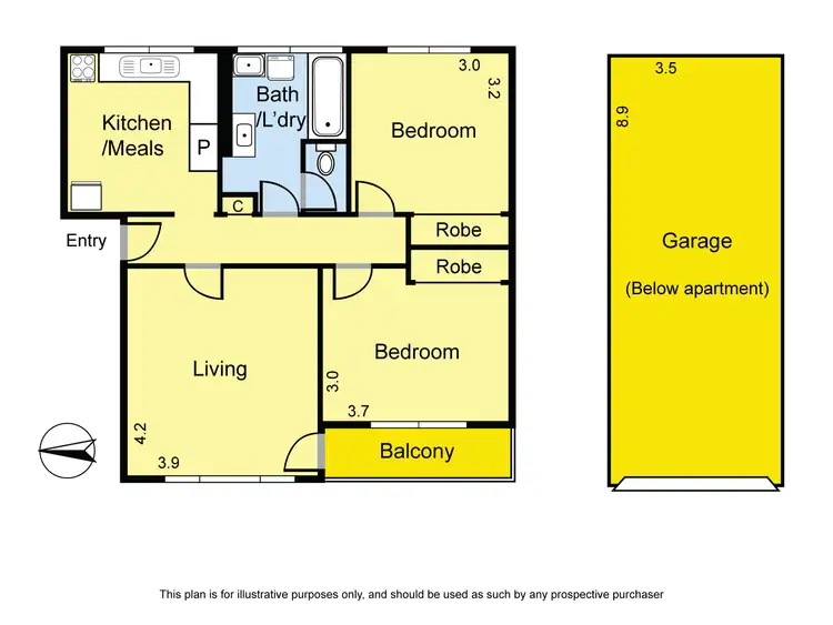 Floorplan of Homely unit listing, 22/227 Nepean Street, Greensborough VIC 3088