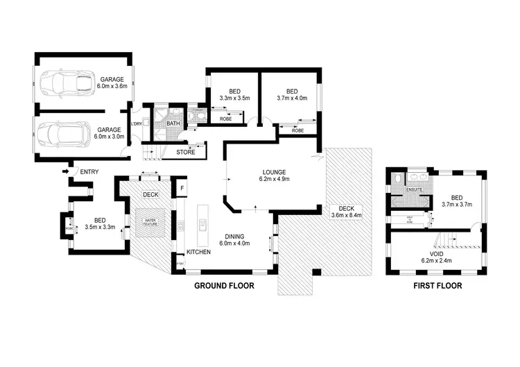 Floorplan of Homely house listing, 12 Longwood Drive, Peregian Springs QLD 4573