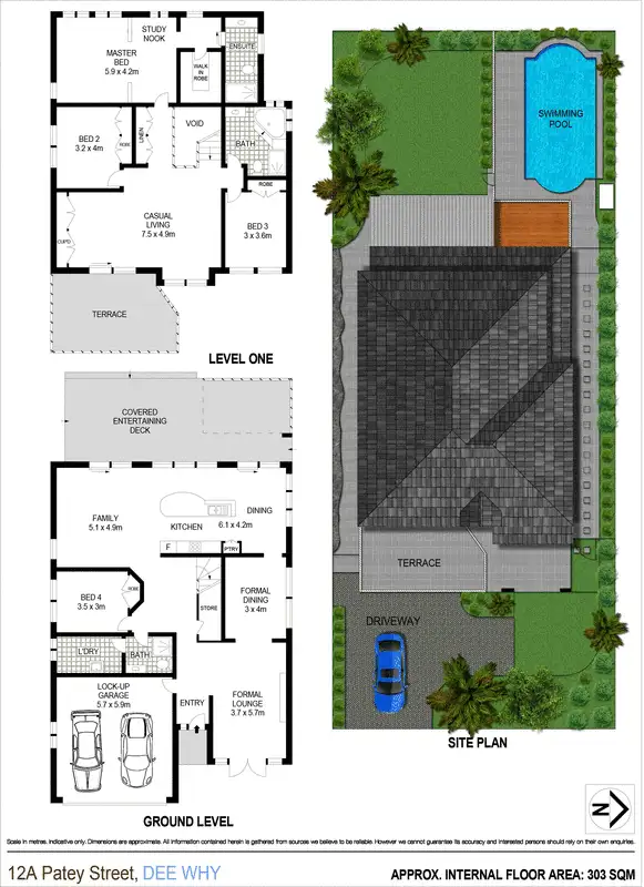 Floorplan of Homely house listing, 12A Patey Street, Dee Why NSW 2099