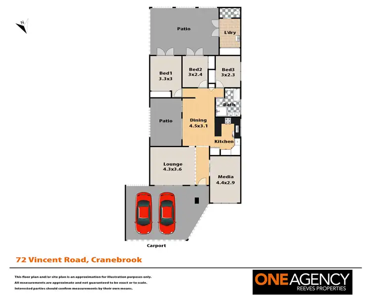 Floorplan of Homely house listing, 72 Vincent Road, Cranebrook NSW 2749