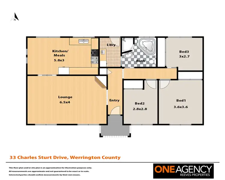 Floorplan of Homely house listing, 33 Charles Sturt Drive, Werrington County NSW 2747