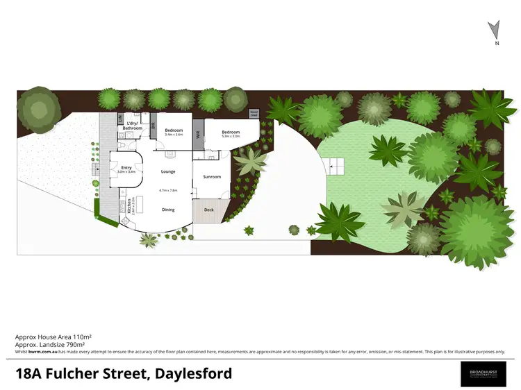 Floorplan of Homely house listing, 18A Fulcher Street, Daylesford VIC 3460
