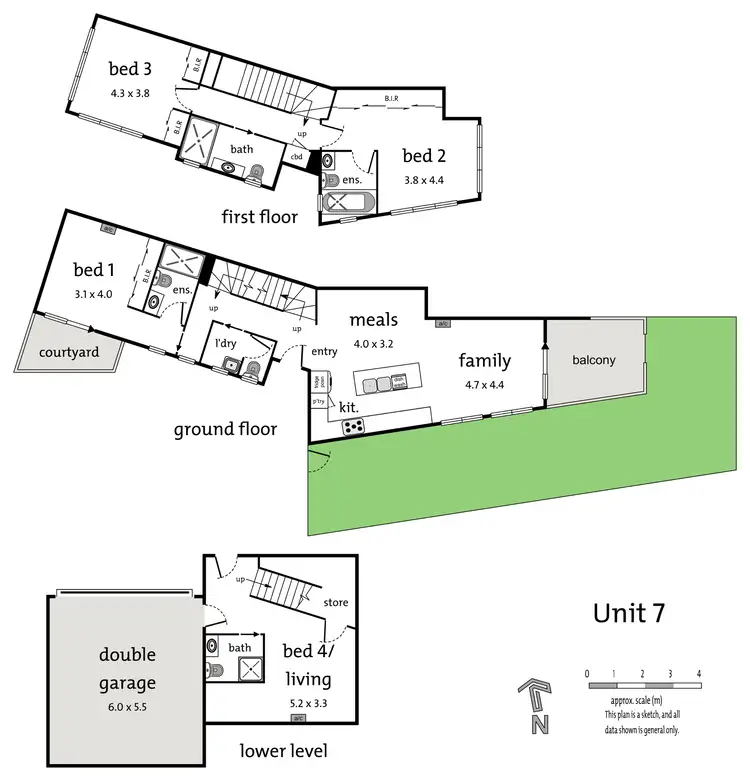 Floorplan of Homely townhouse listing, 7/7 Toinette Court, Doncaster East VIC 3109