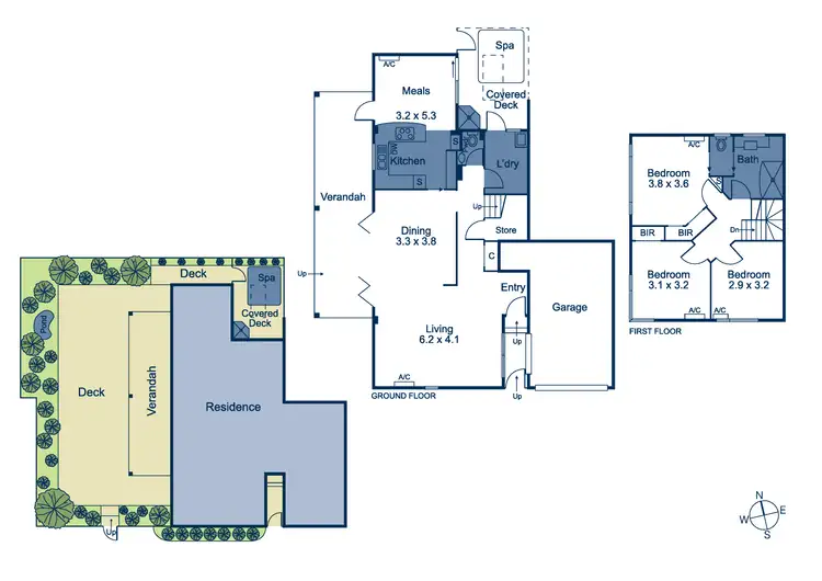Floorplan of Homely unit listing, 1/230 Princess Street, Kew VIC 3101