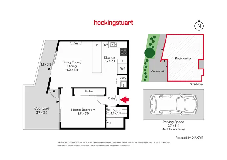 Floorplan of Homely apartment listing, 6/45 York Street, Richmond VIC 3121