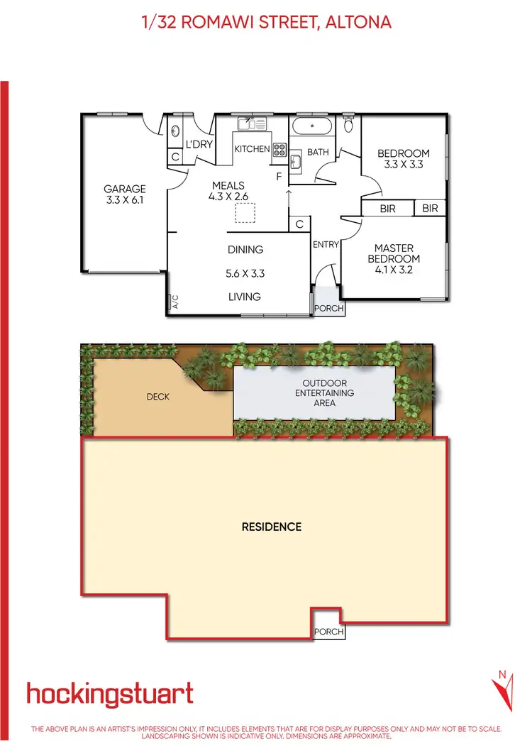 Floorplan of Homely house listing, 1/32 Romawi Street, Altona VIC 3018