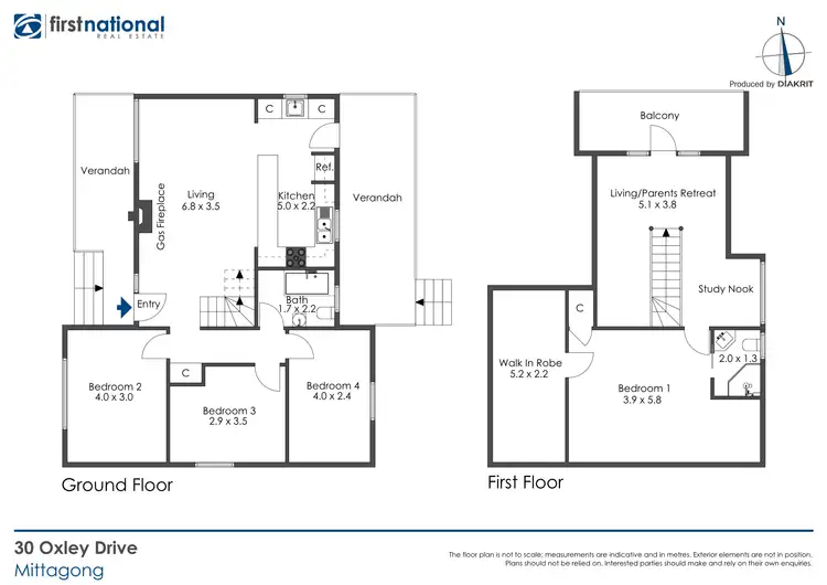 Floorplan of Homely house listing, 30 Oxley Drive, Mittagong NSW 2575