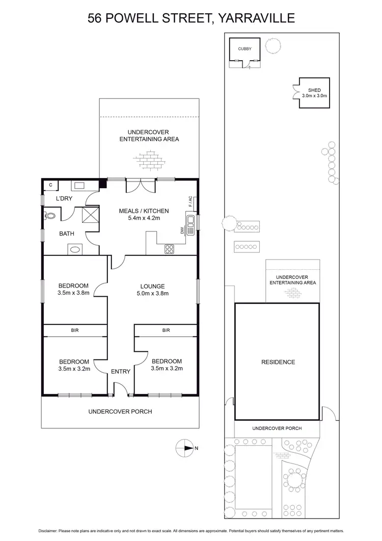 Floorplan of Homely house listing, 56 Powell Street, Yarraville VIC 3013