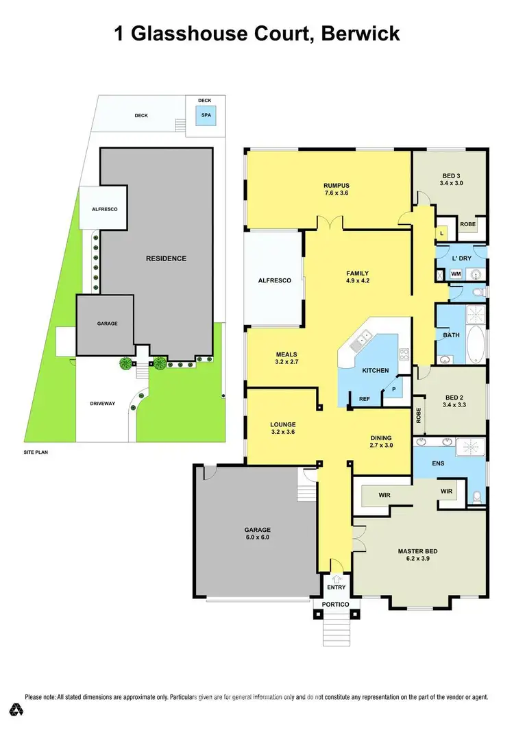 Floorplan of Homely house listing, 1 Glasshouse Court, Berwick VIC 3806