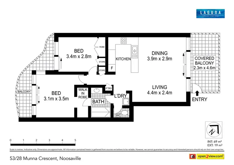 Floorplan of Homely unit listing, 53/28 Munna Crescent, Noosaville QLD 4566