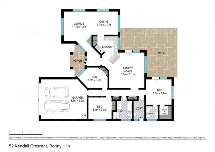 Floorplan of Homely house listing, 25 Kendall Crescent, Bonny Hills NSW 2445