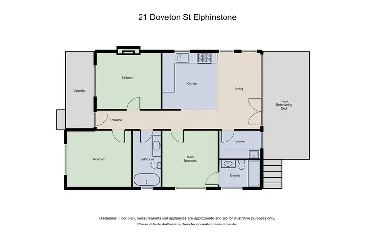 Floorplan of Homely house listing, 21 Doveton Street, Elphinstone VIC 3448