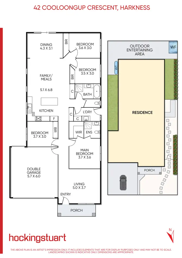 Floorplan of Homely house listing, 42 Cooloongup Crescent, Melton West VIC 3337