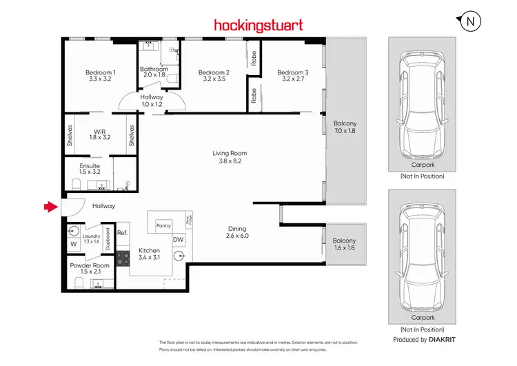 Floorplan of Homely apartment listing, 108/35 Marine Parade, St Kilda VIC 3182