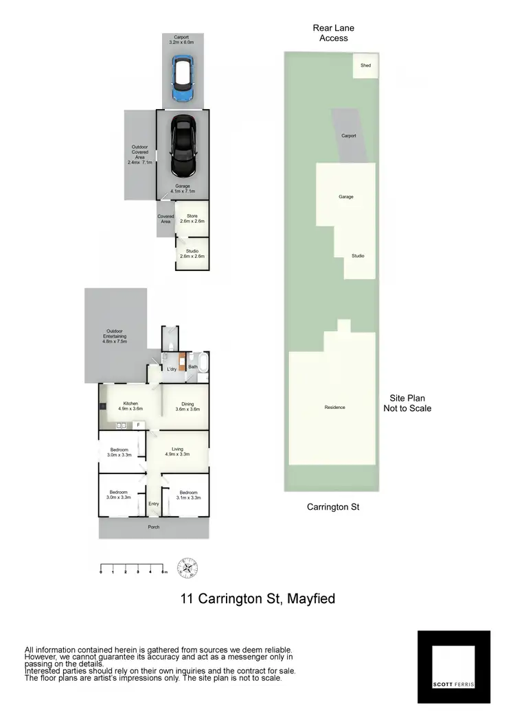 Floorplan of Homely house listing, 11 Carrington Street, Mayfield NSW 2304
