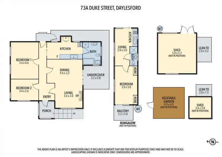 Floorplan of Homely house listing, 73A Duke Street, Daylesford VIC 3460