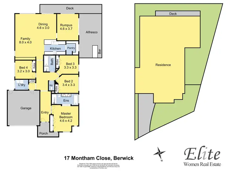 Floorplan of Homely house listing, 17 Montham Close, Berwick VIC 3806