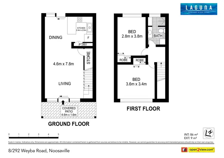 Floorplan of Homely unit listing, 8/272 Weyba Road, Noosaville QLD 4566