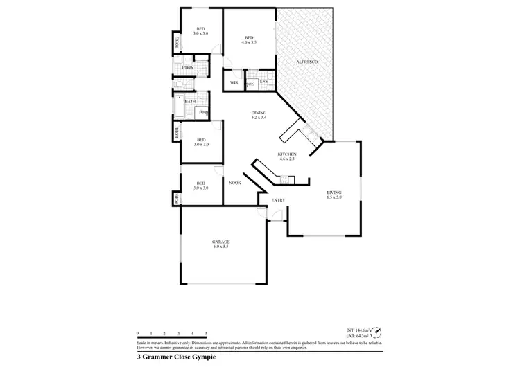 Floorplan of Homely house listing, 3 Grammar Close, Gympie QLD 4570