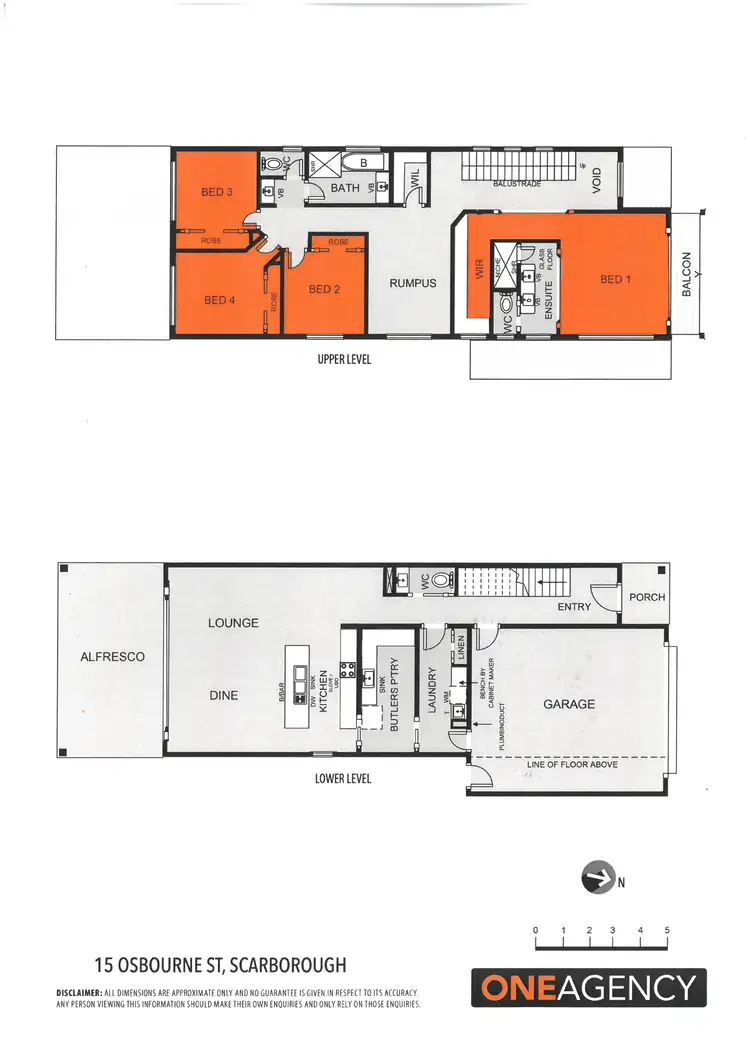 Floorplan of Homely house listing, 15 Osbourne Street, Scarborough QLD 4020
