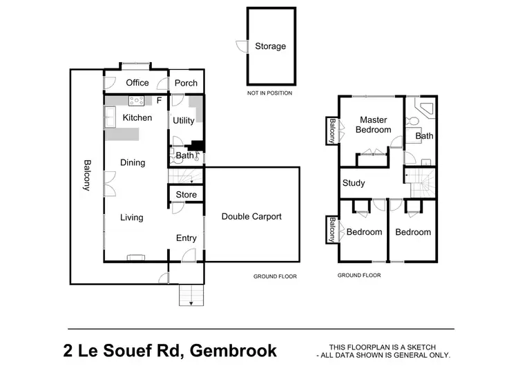 Floorplan of Homely house listing, 2 Le Souef Road, Gembrook VIC 3783