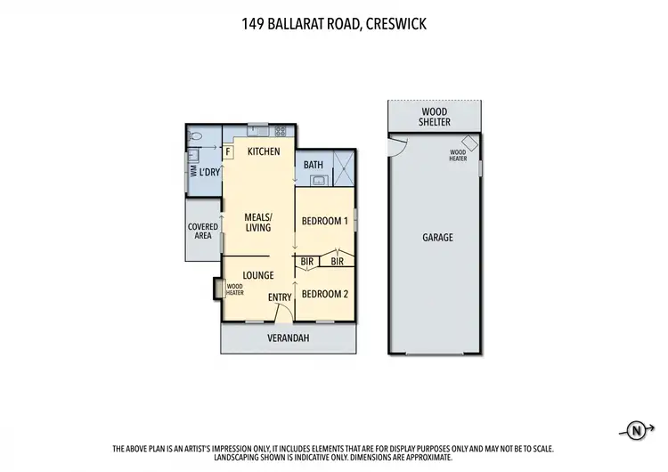 Floorplan of Homely house listing, 149 Ballarat Road, Creswick VIC 3363