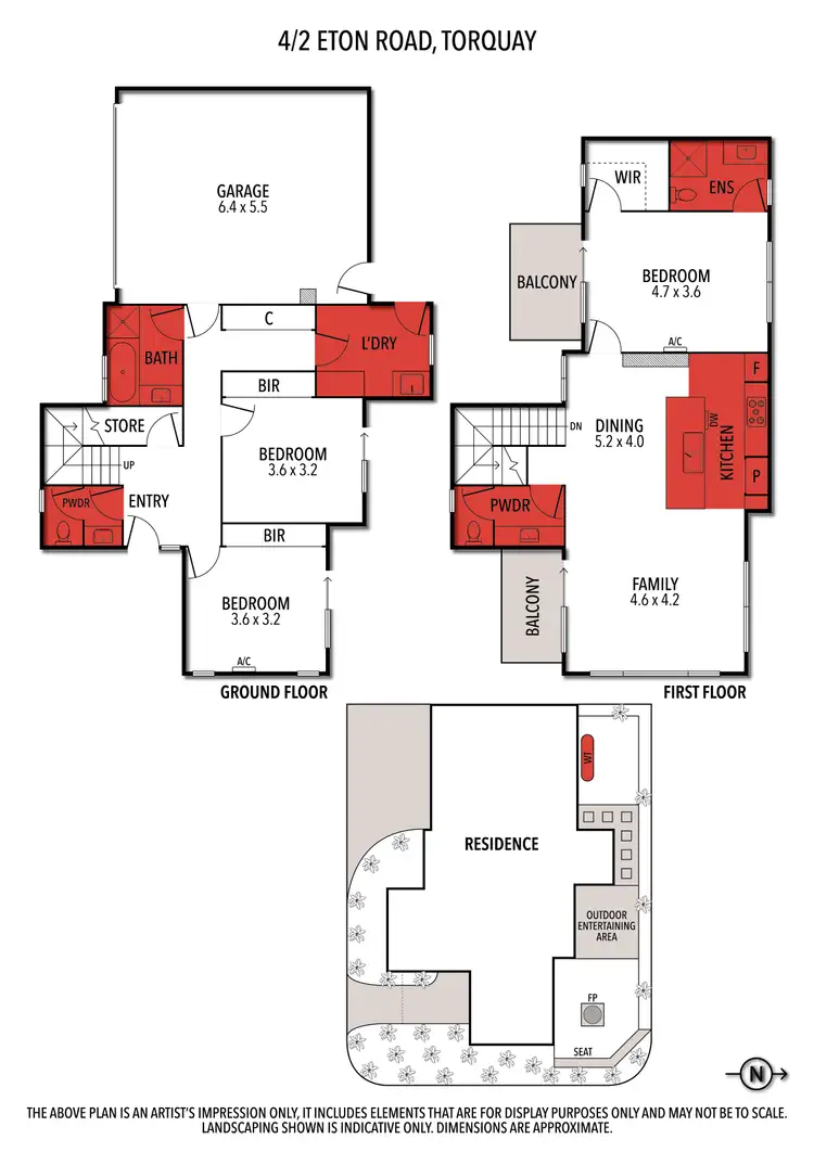 Floorplan of Homely house listing, 4/2 Eton Road, Torquay VIC 3228
