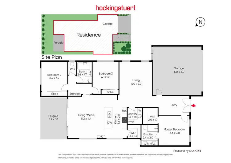 Floorplan of Homely townhouse listing, 5/123 Dromana Parade, Safety Beach VIC 3936