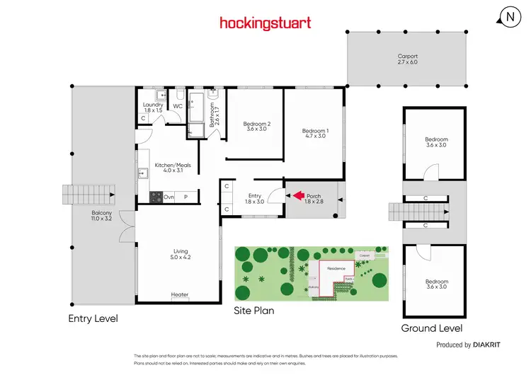 Floorplan of Homely house listing, 286 Boundary Road, Dromana VIC 3936