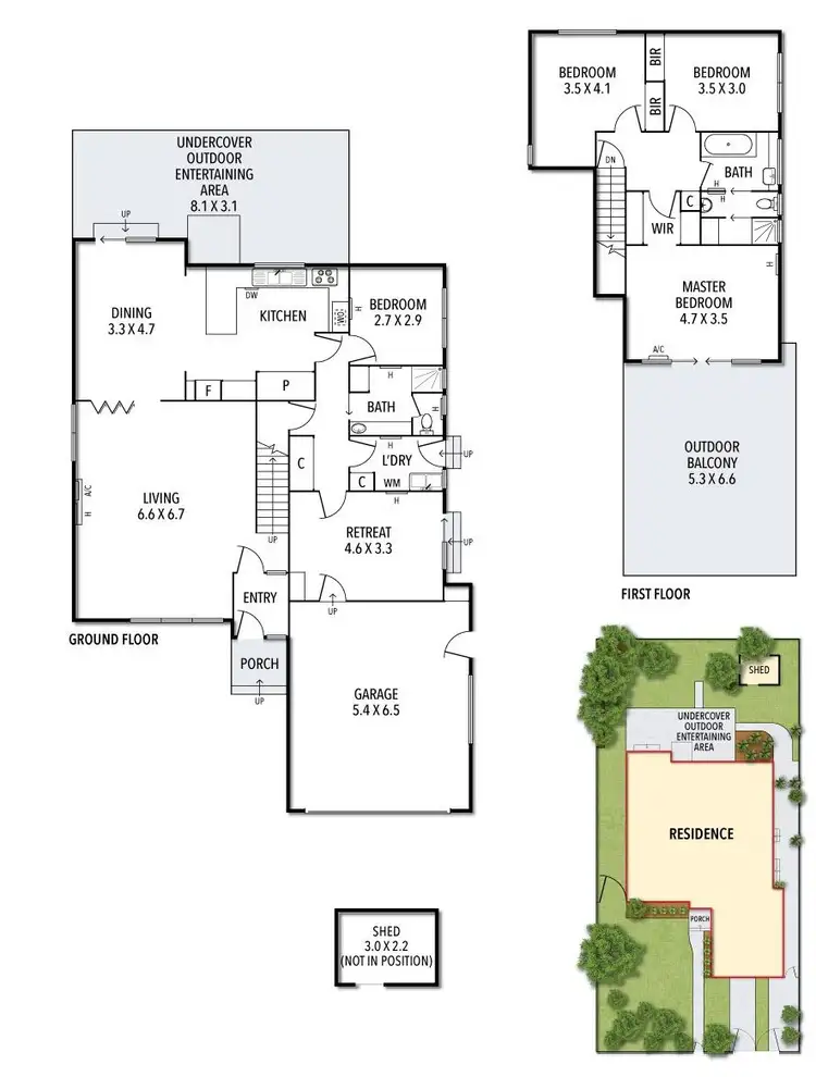 Floorplan of Homely house listing, 33 McBain Street, Altona VIC 3018
