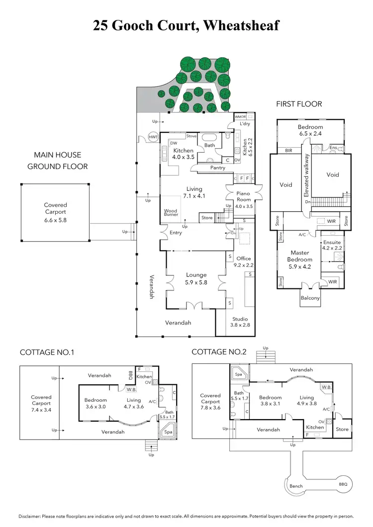 Floorplan of Homely house listing, 25 Gooch Court, Wheatsheaf VIC 3461