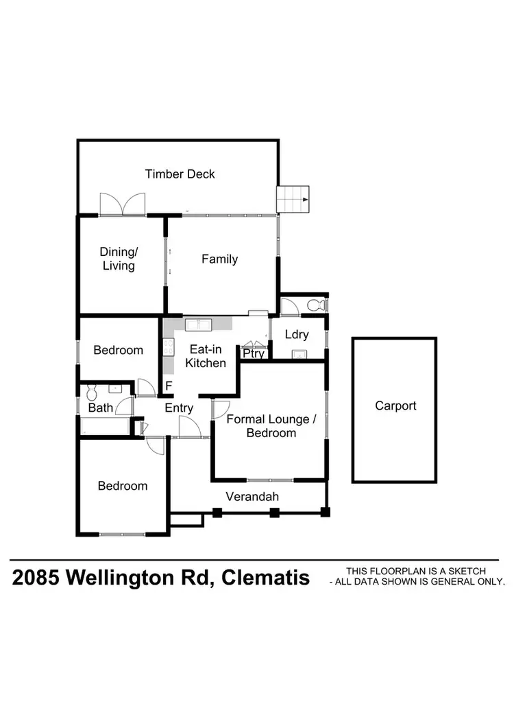 Floorplan of Homely house listing, 2085 Wellington Road, Clematis VIC 3782