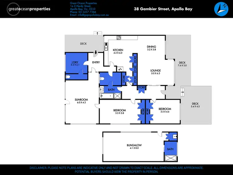 Floorplan of Homely house listing, 38 Gambier Street, Apollo Bay VIC 3233