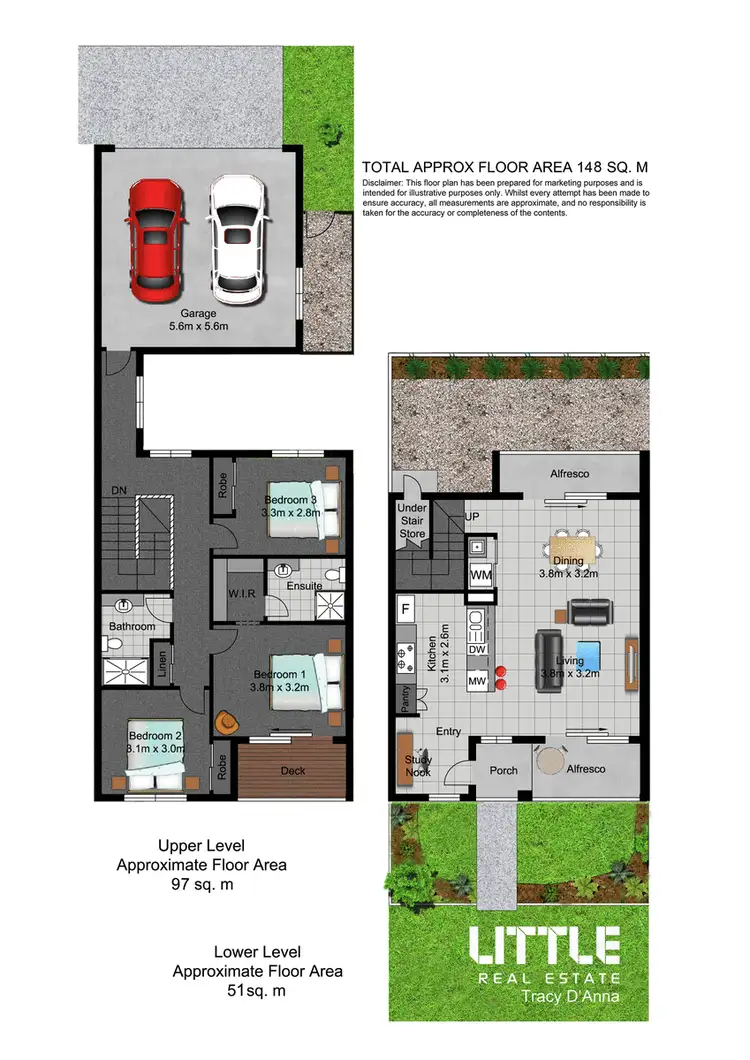 Floorplan of Homely townhouse listing, 7/2 Kay Street, Pimpama QLD 4209