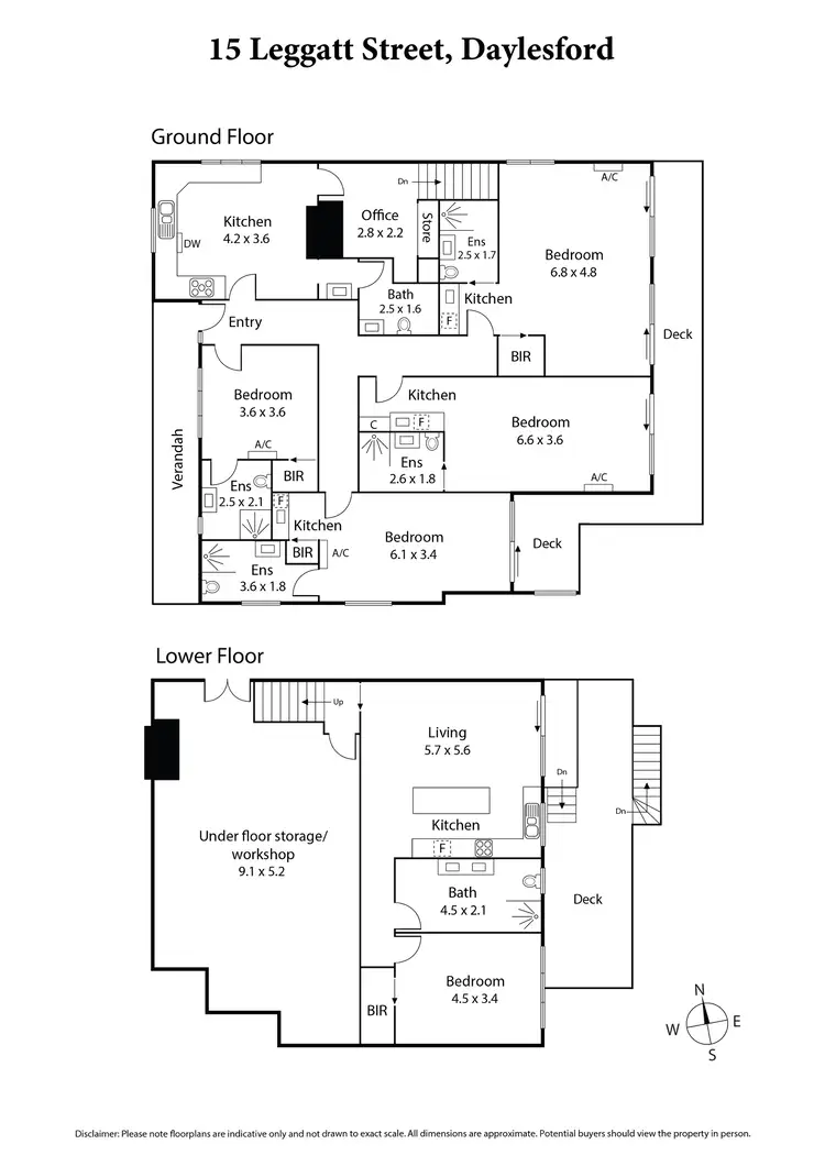 Floorplan of Homely house listing, 15 Leggatt Street, Daylesford VIC 3460
