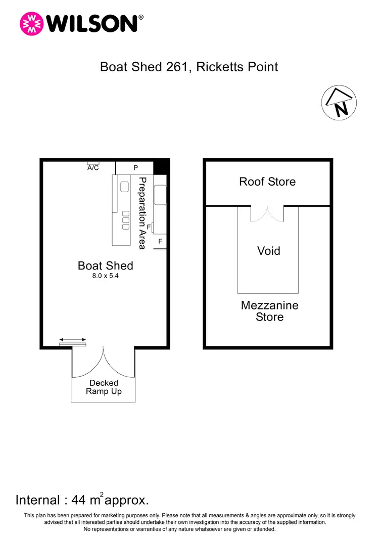 Floorplan of Homely house listing, Boat Shed/261 Ricketts Point, Beaumaris VIC 3193