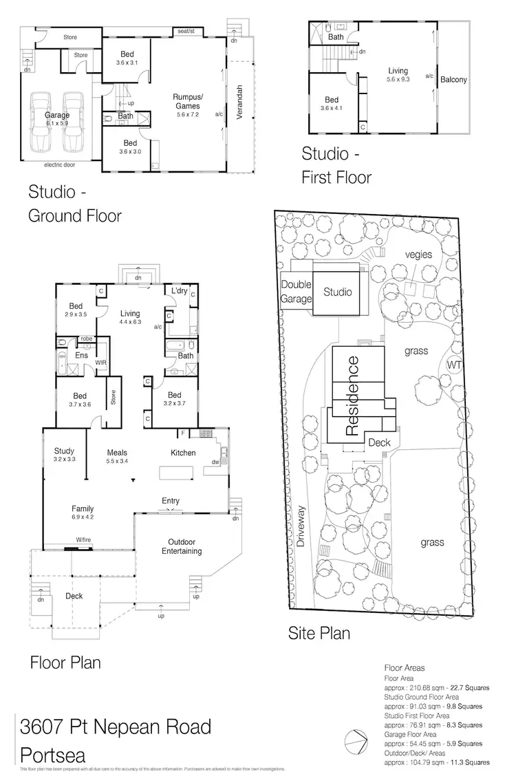 Floorplan of Homely house listing, 3607 Point Nepean Road, Portsea VIC 3944